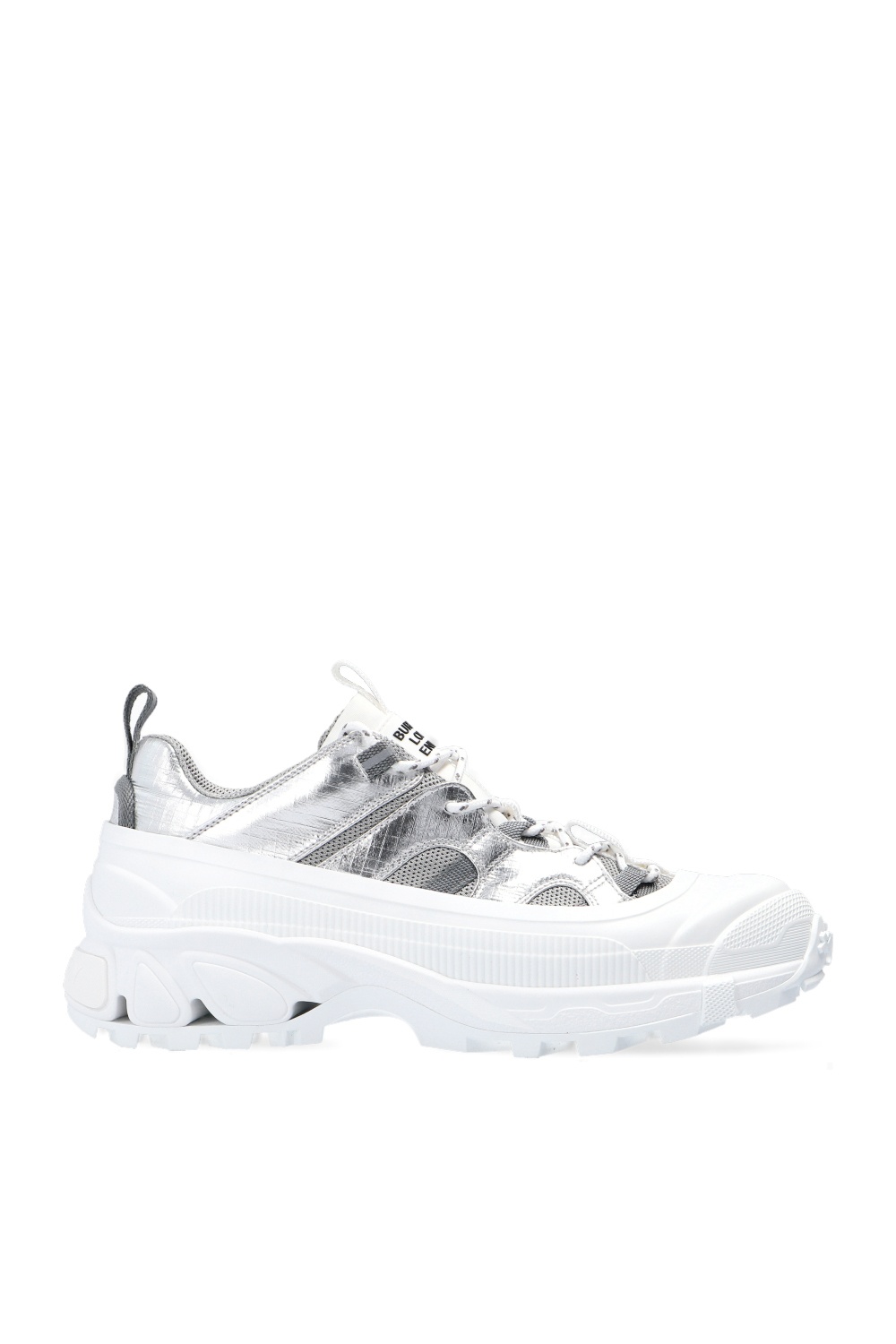 Burberry sneakers best sale silver